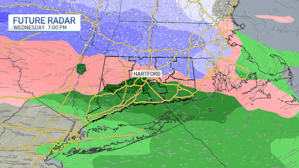 Tracking a Wintry Mix That Could Cause Slick Conditions Wednesday, Into ...