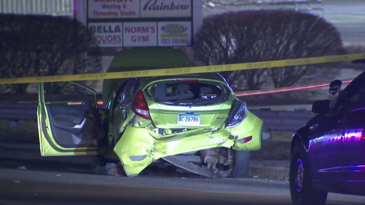 Crash Damages Vehicles in Waterbury NBC Connecticut