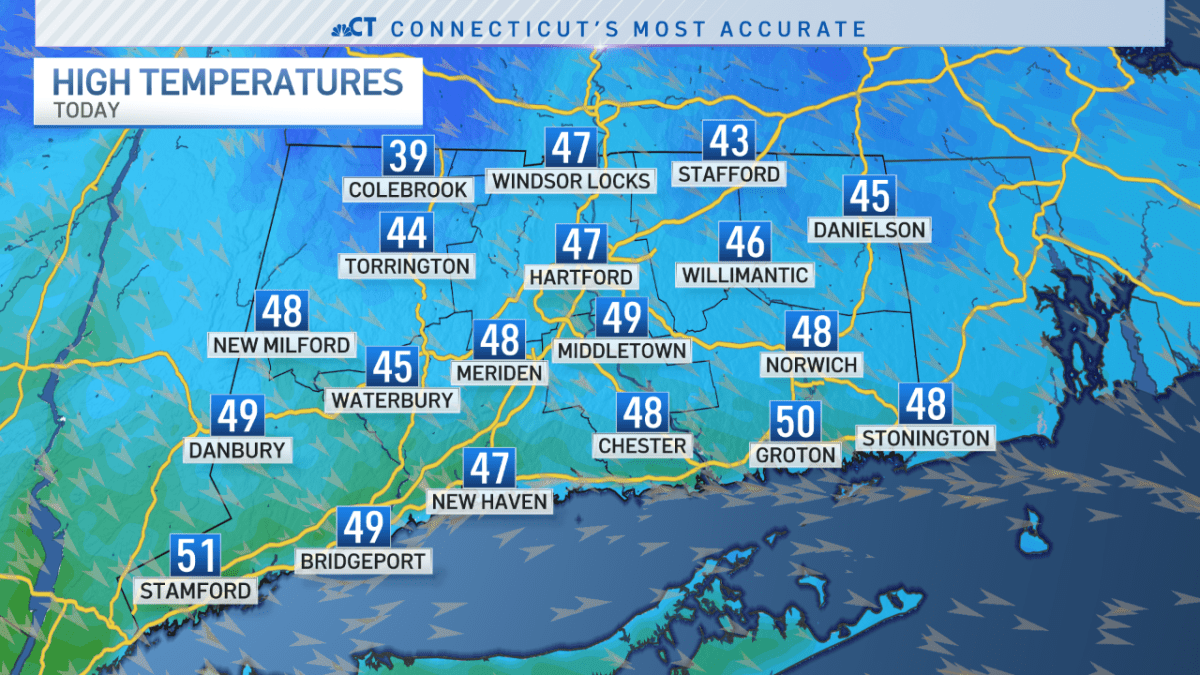 Sunshine and Milder Temperatures Return for Sunday – NBC Connecticut