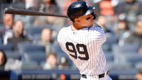 Aaron Judge Spoof ‘Arson Judge' Jersey Spotted at Yankees-Giants Game
