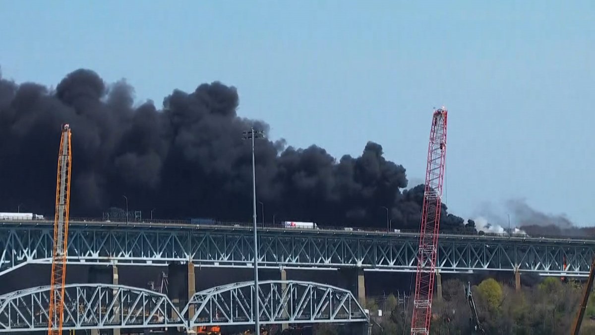 Fiery Crash Closes I-95 on Gold Star Bridge – NBC Connecticut