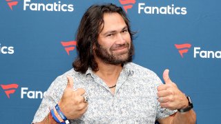 Johnny Damon attends Michael Rubin's Fanatics Super Bowl Party at Loews Miami Beach Hotel, Feb. 1, 2020, in Miami Beach, Florida.