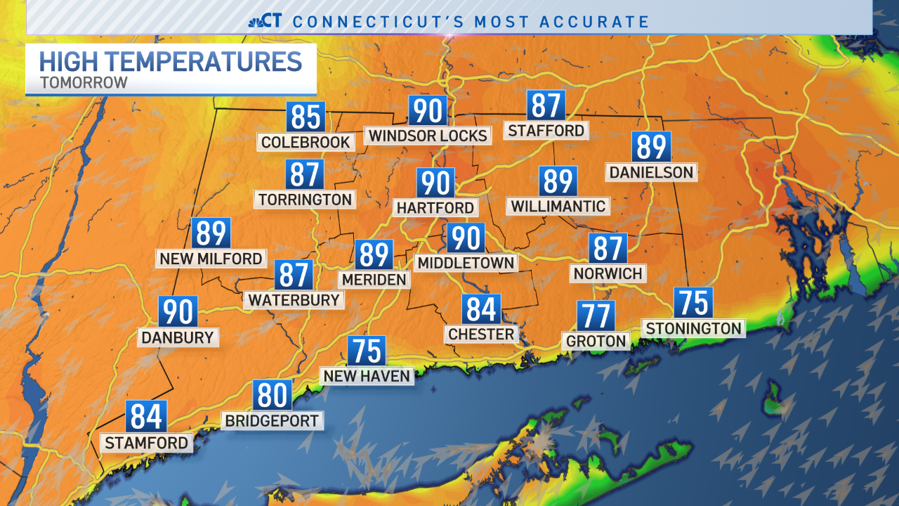 Connecticut Sets New Record-High Temperature Today – NBC Connecticut