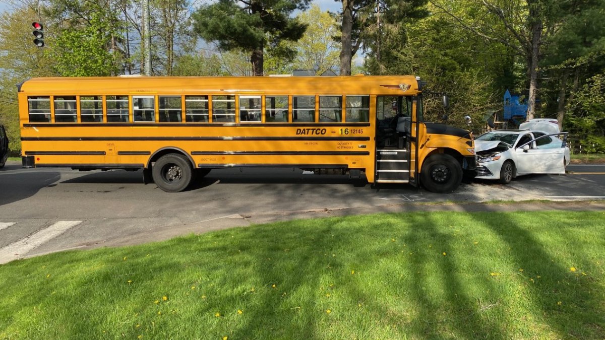 Man arrested in connection to school bus crash in West Hartford – NBC ...