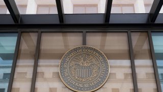 The US Federal Reserve Building is seen in Washington, DC, May 3, 2023. – The US Federal Reserve is widely expected to raise its benchmark lending rate for a 10th — and possibly final — time, as it aims to bring down inflation while preventing fresh banking concerns from spreading. (Photo by SAUL LOEB / AFP) (Photo by SAUL LOEB/AFP via Getty Images)