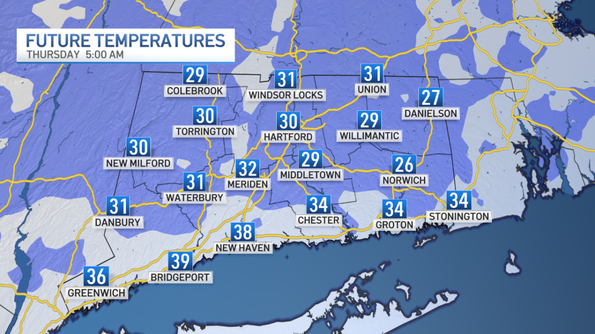 Freezing Temperatures Continue Overnight NBC Connecticut