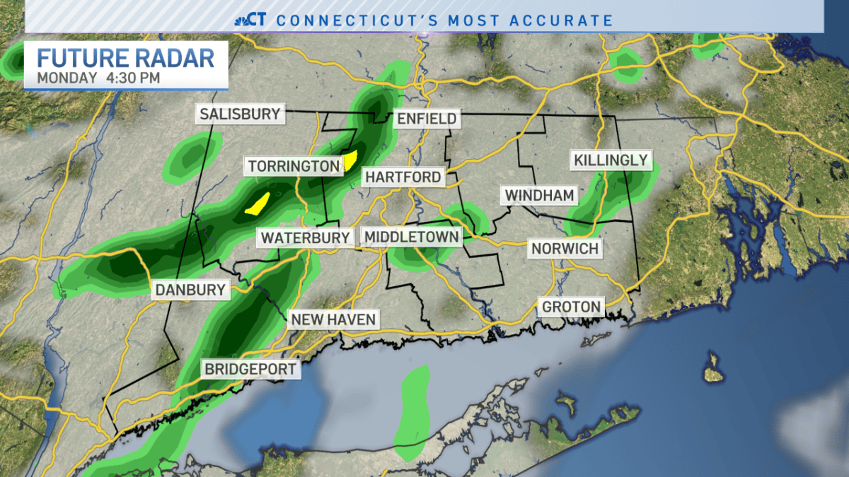 Isolated Showers Possible This Afternoon & Tonight – NBC Connecticut