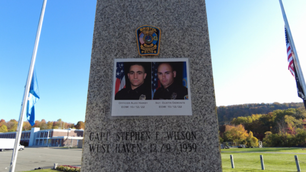 Fallen Bristol Police Officers Among Those Being Remembered At Memorial   Memorial Bristol Officers 