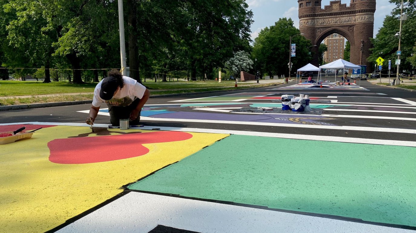 Police arrest person for allegedly defacing Hartford Black Lives Matter ...