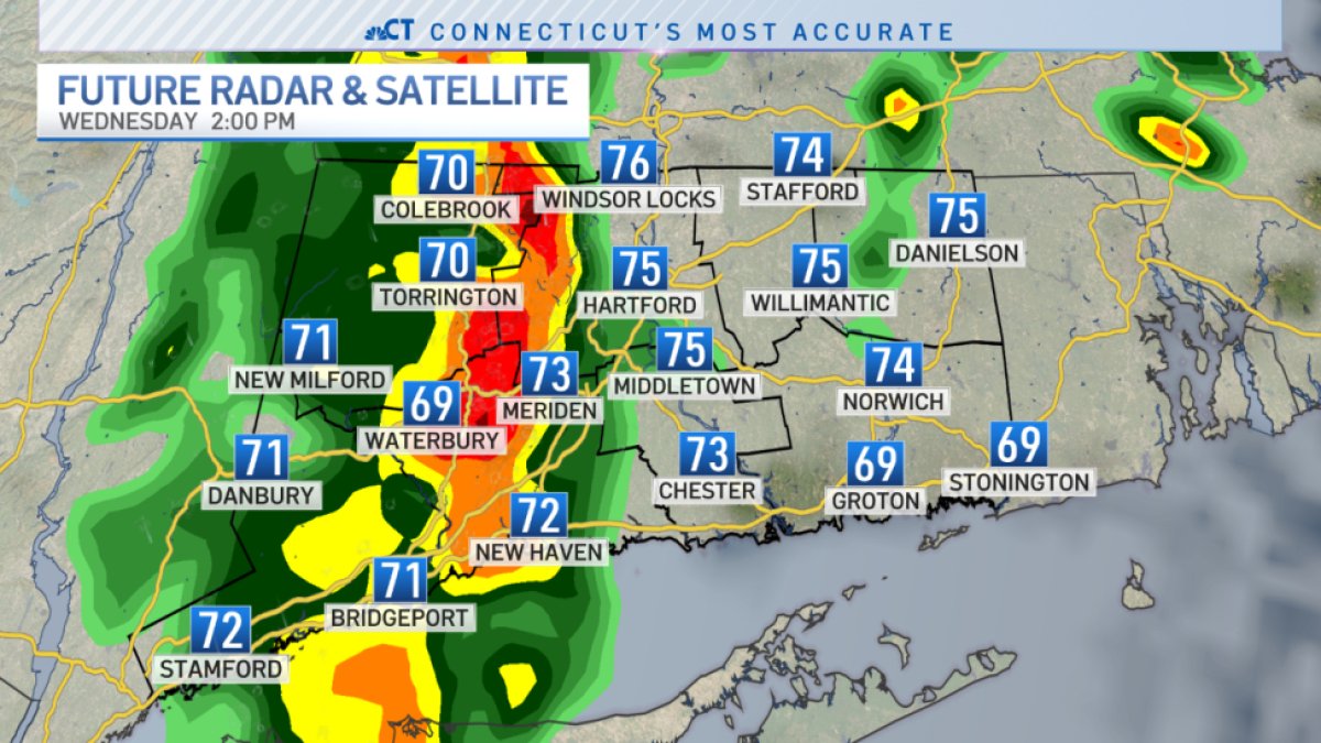 Severe storms possible Wednesday afternoon and evening NBC Connecticut