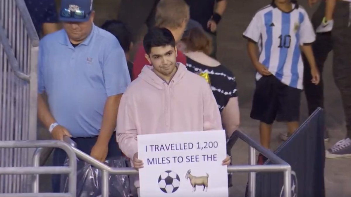Fan mistakenly travels 1,200 miles to see Messi on Inter Miami – NBC  Connecticut