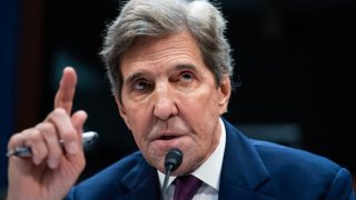 John Kerry, special presidential envoy for climate, testifies during a House Foreign Affairs Subcommittee on Oversight and Accountability hearing.