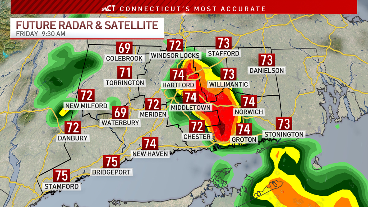 Storms brought rain, lightning and hail to parts of Connecticut NBC Connecticut
