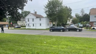 Scene of a Fatal shooting on Burnside Avenue in East Hartford