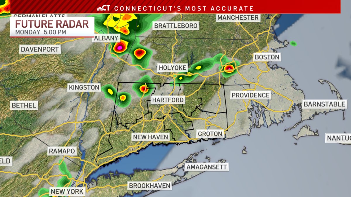 evere thunderstorm watch issued for Litchfield County, Conn. NBC