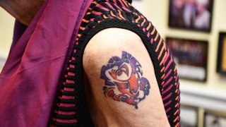 Rosa DeLauro's arm tattoo