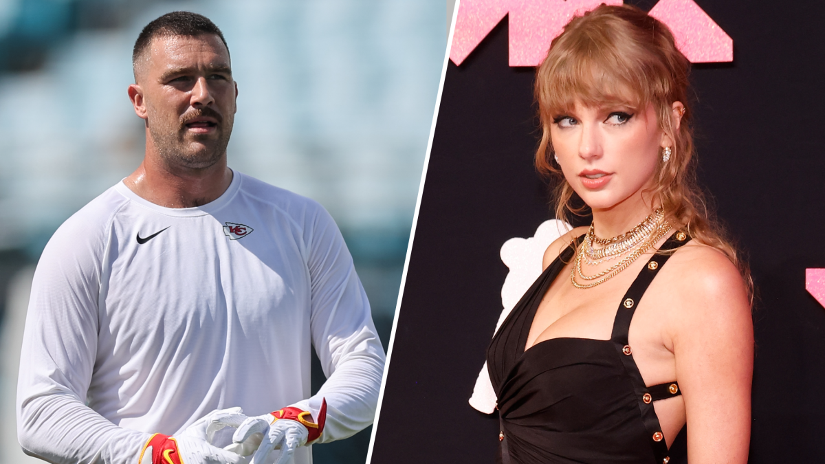 Travis Kelce addresses Taylor Swift dating rumors: 'I threw the