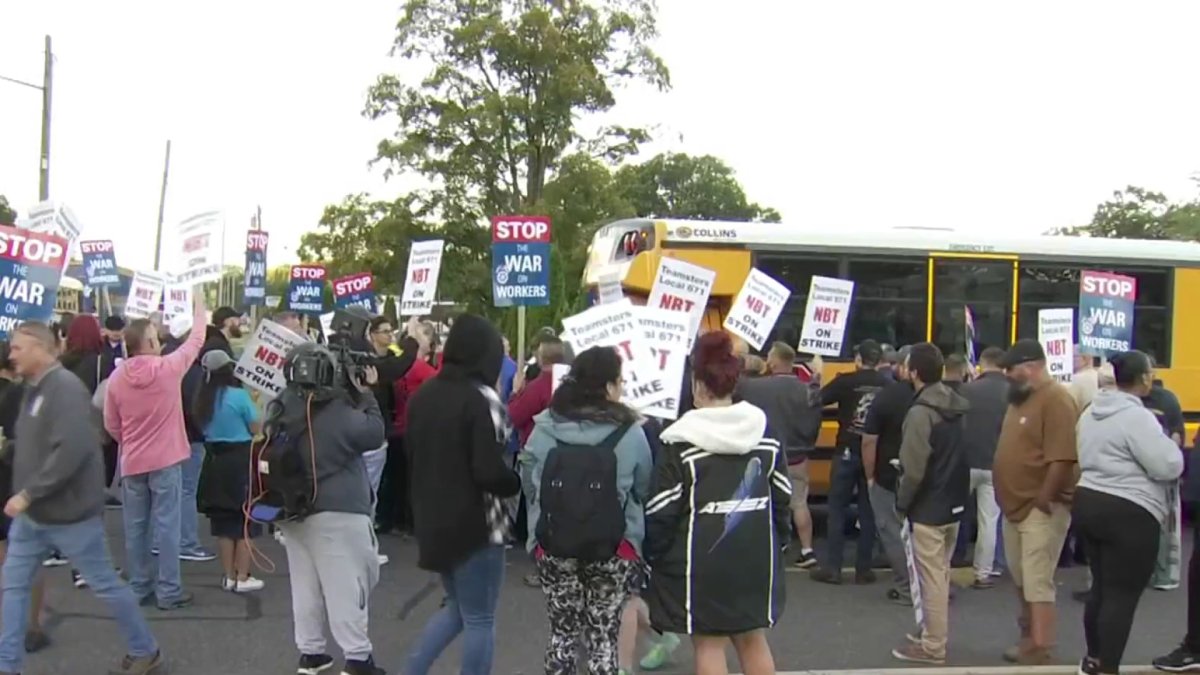 Meriden families scramble as school bus drivers go on strike – NBC ...