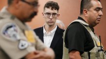 El Paso Walmart shooting suspect Patrick Crusius pleads not guilty during his arraignment, Oct. 10, 2019, in El Paso, Texas. On Monday, Sept. 25, 2023, Crusius, the white gunman who killed 23 people in a racist attack on Hispanic shoppers at a Texas Walmart in 2019, agreed to pay more than million to families of the victims.