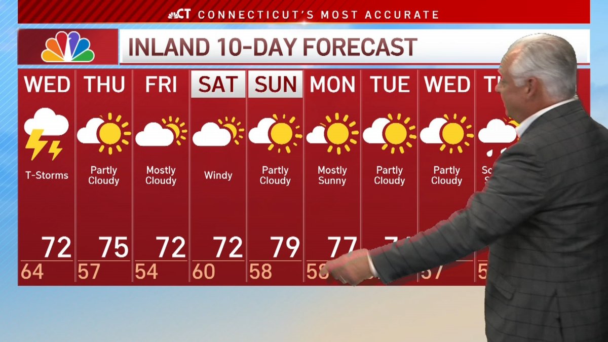 Morning forecast for Sept. 13 NBC Connecticut