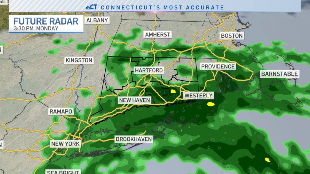 Rain continues into Monday night NBC Connecticut