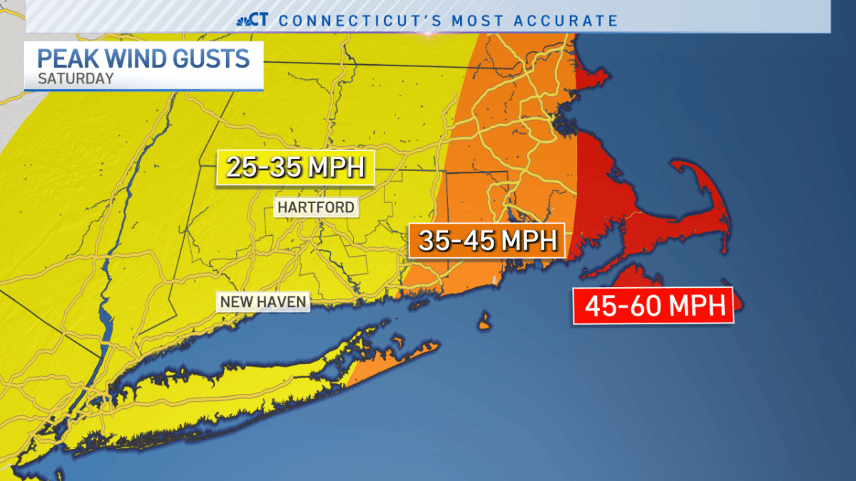 Increasing clouds and wind as Hurricane Lee passes east – NBC Connecticut