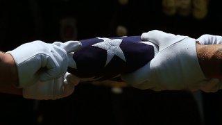 Funeral Held For Missing WWII Soldier At Arlington Nat'l Ceremony