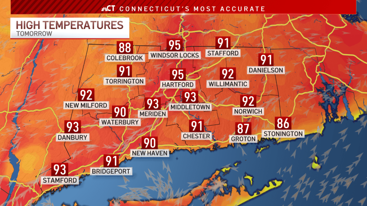 Isolated showers Thursday as hot weather continues NBC Connecticut