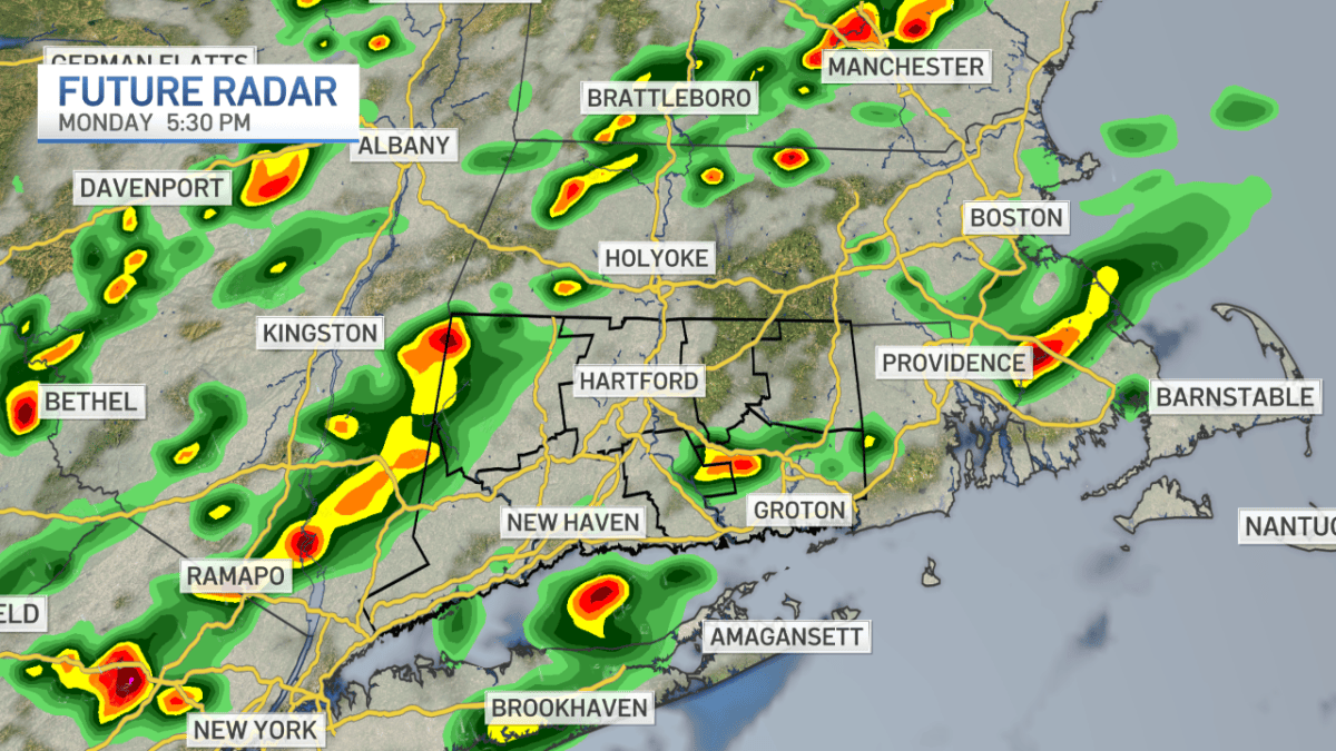 Tracking storms to start the work week – NBC Connecticut
