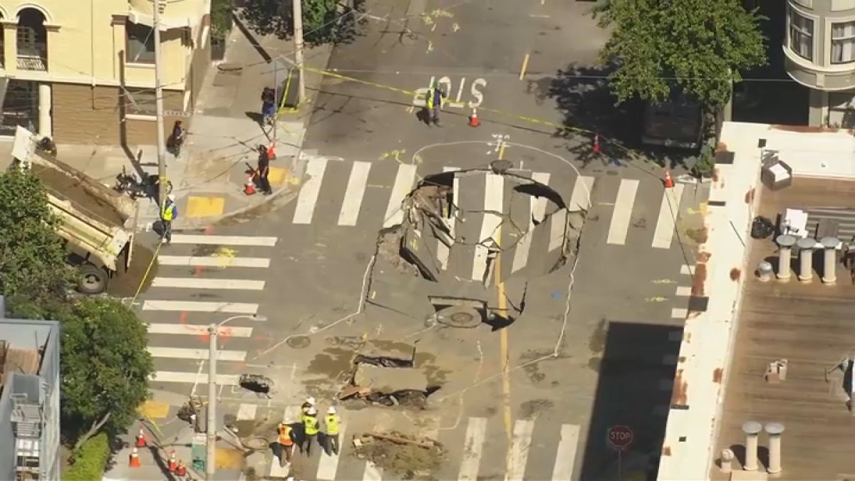 Sinkhole in San Francisco intersection – NBC Connecticut - Vimarsana News