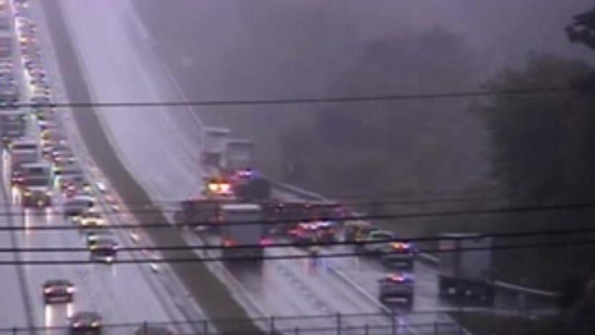 I95 South in Old Lyme reopens after dump truck crash NBC Connecticut