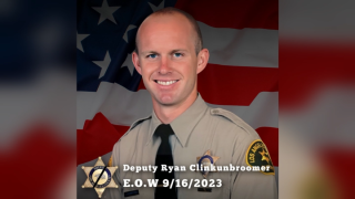 An undated image of LASD sheriff's deputy Ryan Clinkunbroomer.