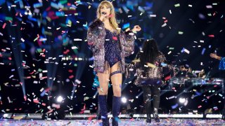 Taylor Swift performs onstage during at Ford Field on June 9, 2023 in Detroit, Michigan.