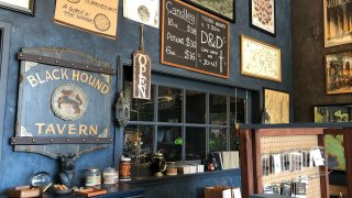 Inside the storefront of Cantrip Candles in Hollywood, CA.