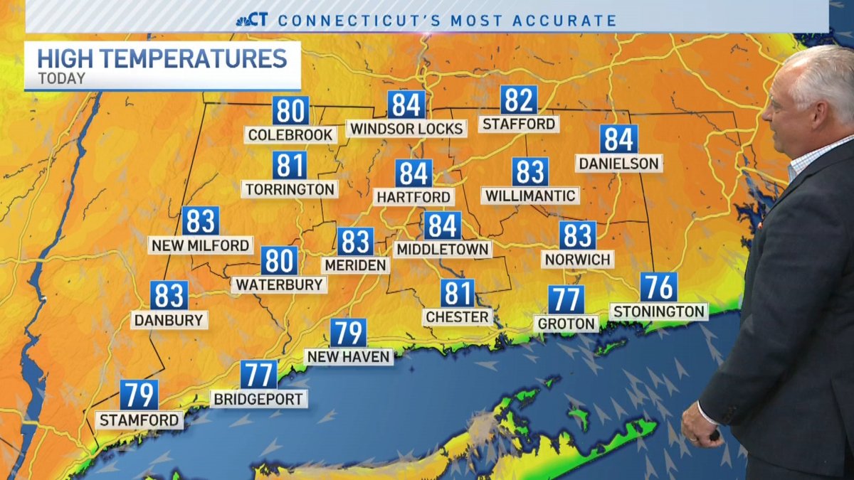 Morning forecast for Oct. 4 – NBC Connecticut