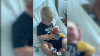 Mom captures the exact moment her middle child realized he's no longer the baby