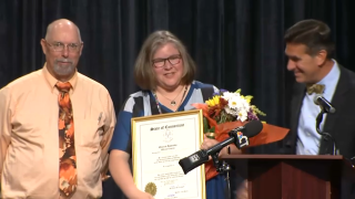 Dawn Dickau, a paraeducator at Joseph A. DePaolo Middle School in Southington, has been named Connecticut’s 2024 Anne Marie Murphy Paraeducator of the Year.