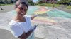 South Windsor woman tries to break world record for largest chalk mural