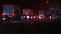 Pedestrian struck by tractor-trailer on I-84 East in Southington, Conn.