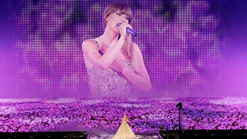 Taylor Swift performs onstage during her The Eras Tour concert at Lumen Field in Seattle, Washington, on July 22, 2023.