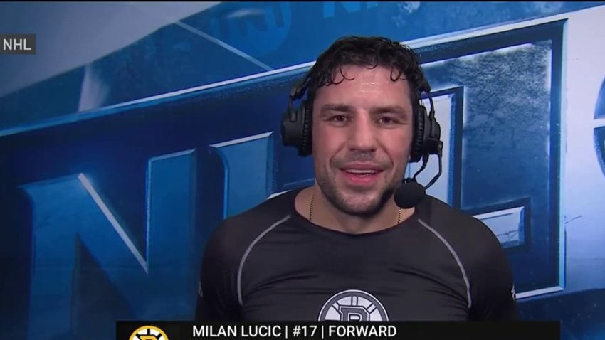 Milan Lucic taking indefinite leave of absence from Bruins after arrest