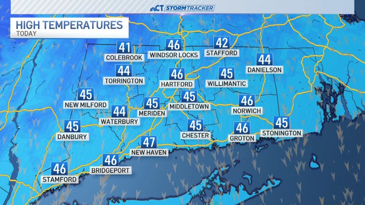Early forecast for Sunday, Nov. 12 NBC Connecticut