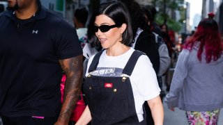 Kourtney Kardashian is seen in New York
