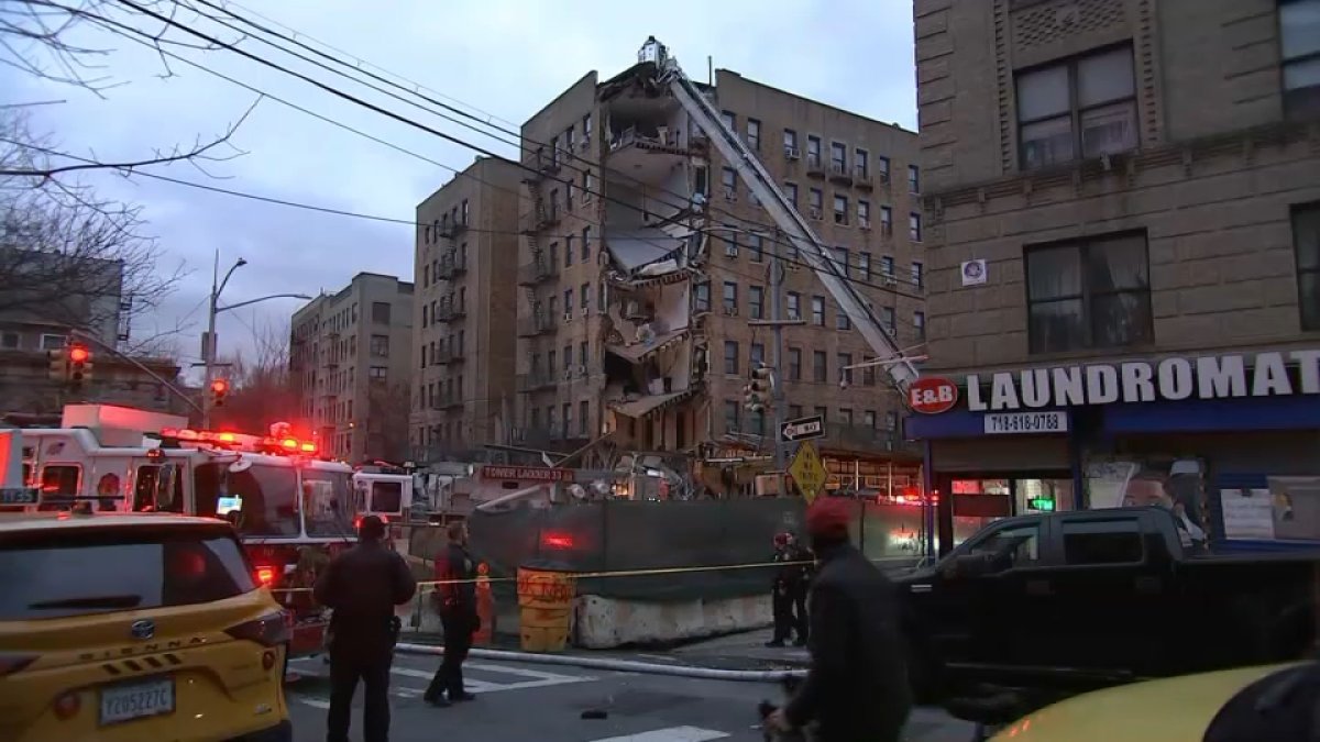 Bronx apartment building partially collapses, FDNY says no victims