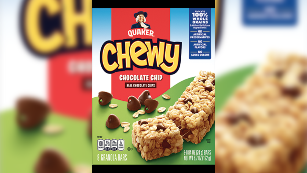Quaker Oats recalls granola bars and cereals nationwide over salmonella