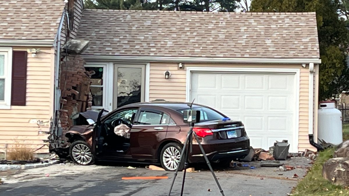 Driver seriously injured after car crashed into house in Rocky Hill