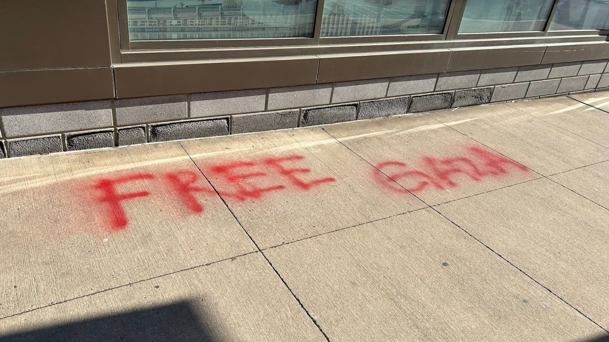 Police investigating after several locations in Hartford were defaced