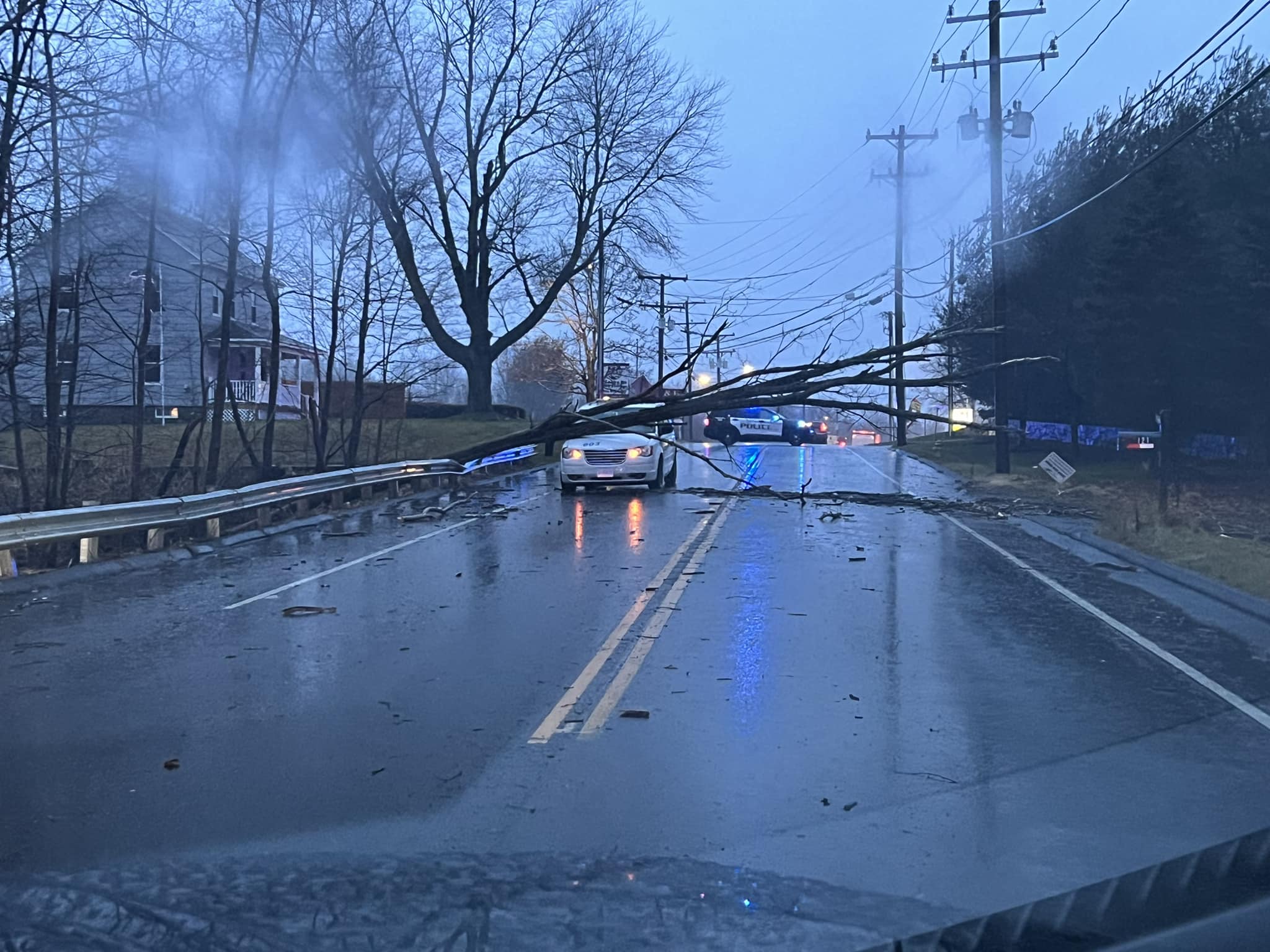 Mudslide sends mud onto road in Wolcott NBC Connecticut