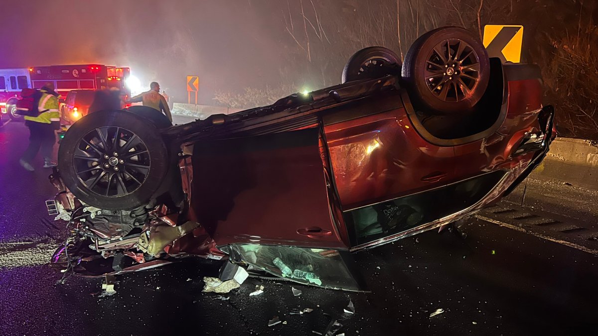 Dense fog may have contributed to multiple crashes on Route 8 North in