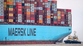 Shipping company Maersk posted record annual earnings for 2022 but warned that profits are set to tumble this year as a “more balanced demand environment” emerges.